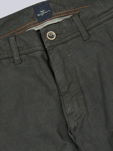 Herren Cargohose straight , Dunkelgruen