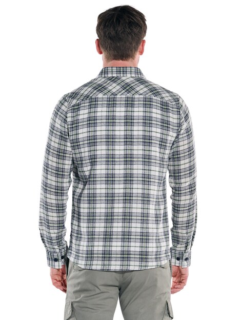 Herren Kerniges Overshirt aus Leno-Ware , Brilliantblau