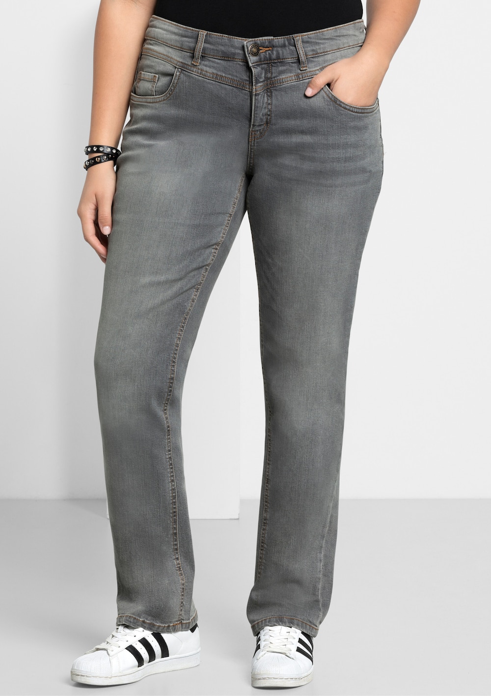 Stretch-Jeans Uni