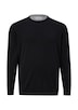 Baumwollpullover mit Logo-Stickerei