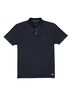 engbers Herren Polo-Shirt gestreift , Saphirblau