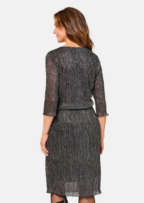 GOLDNER Jurk Flatteuze jurk met feestelijke glans