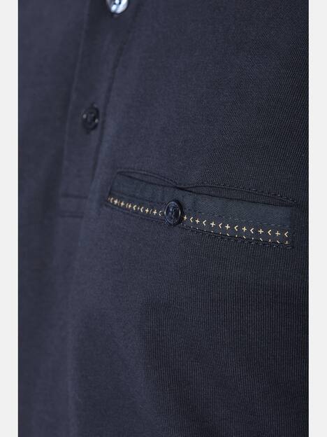 Langarm-Poloshirt DOROCASTI