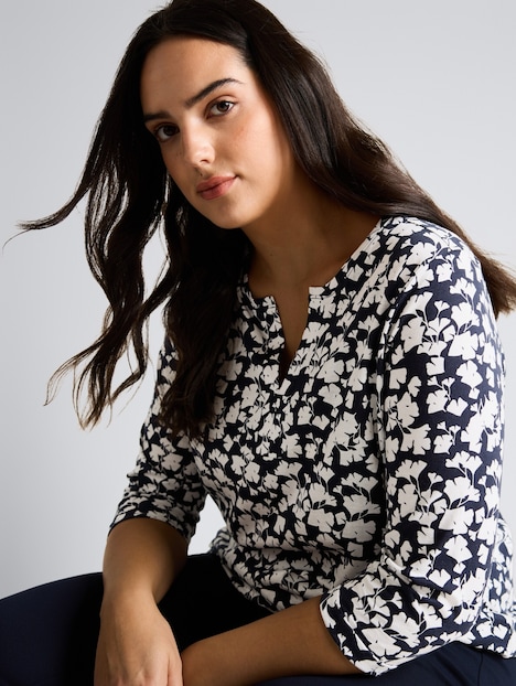 Langarmshirt mit Muster