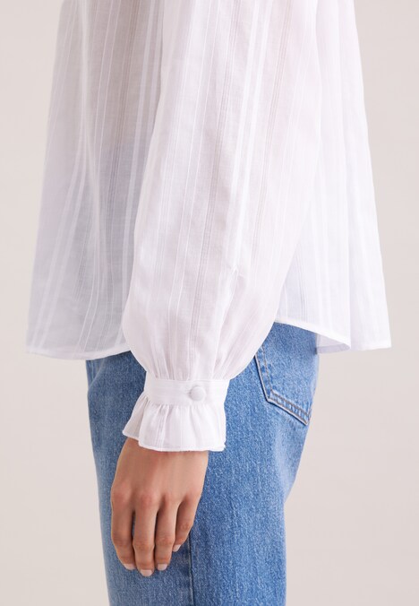 Damen Ausgestellte Bluse - Uni