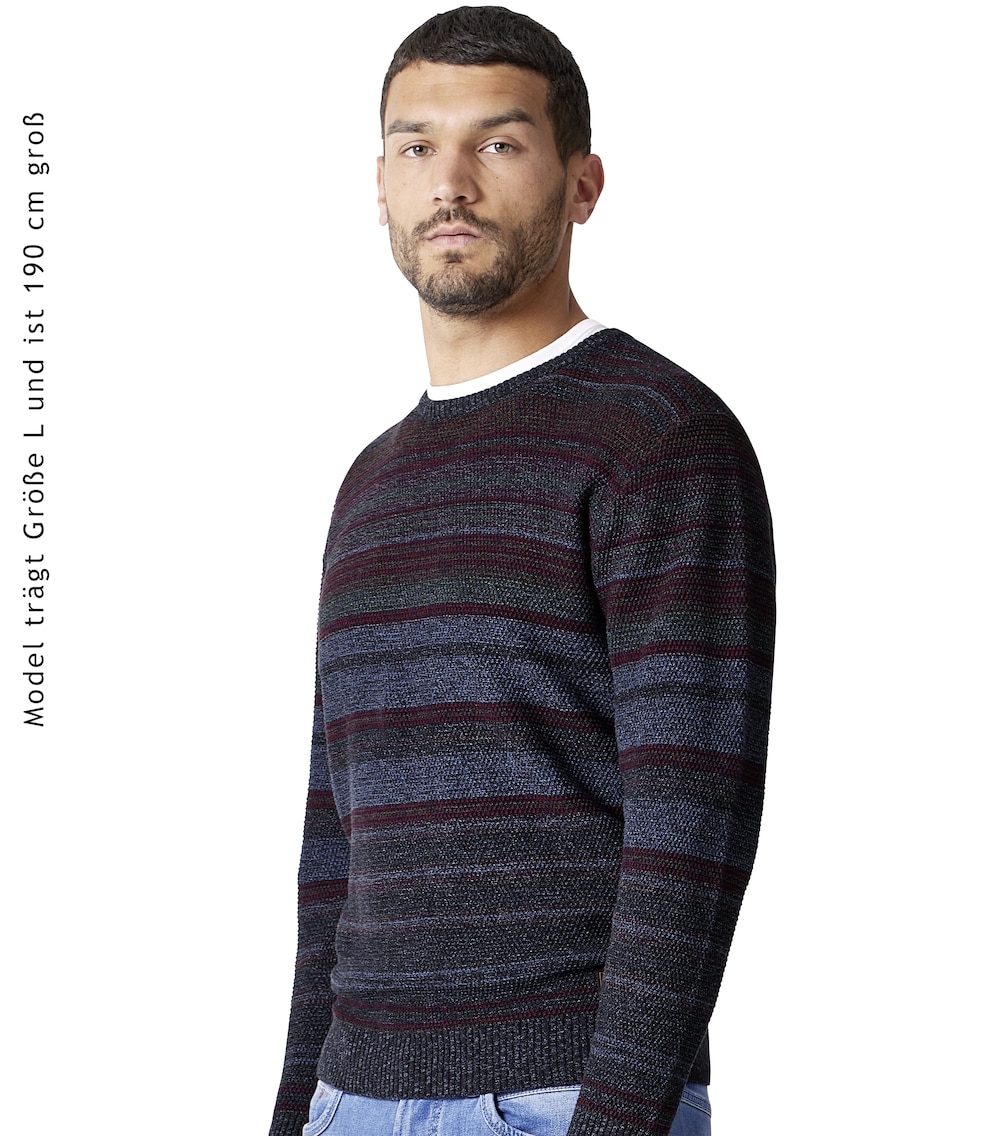 Pullover gestreift