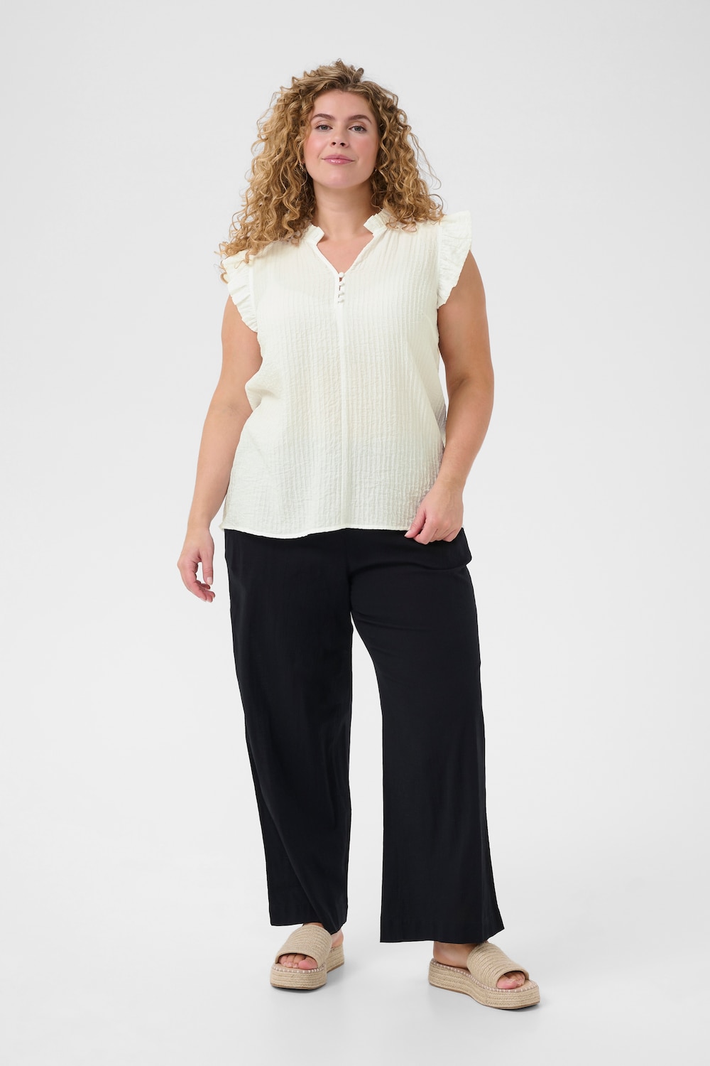 Ärmellose Bluse Regular fit
