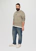 Langarmshirt mit Logo-Stickerei