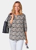 GOLDNER Blouse met print Gedessineerde blouse
