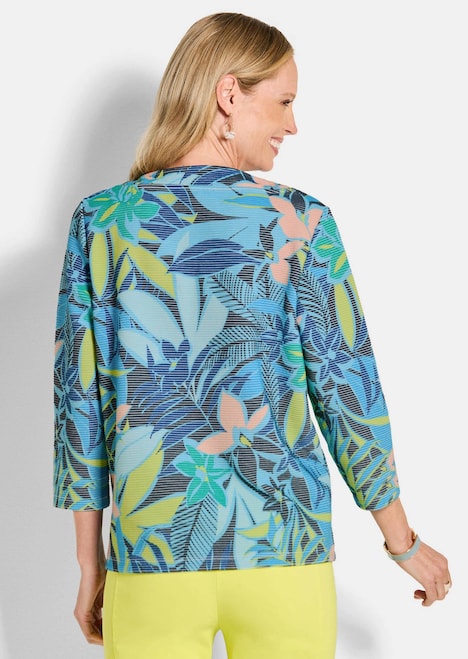 Trui met print en jungle-design