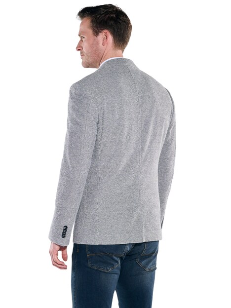 Herren Sportives Sakko aus flexibler Ware , Grau