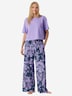 Schiesser Damen Pyjamaoberteil Mix Relax zartlila