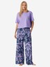 Schiesser Damen Pyjamaoberteil Mix Relax zartlila