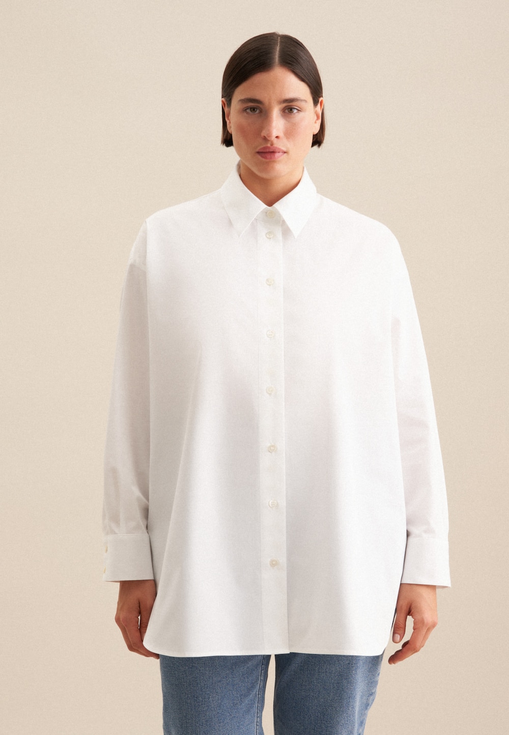 Damen Longbluse - Uni