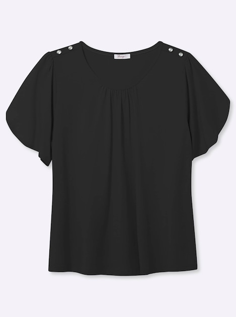 Shirt Kurzarm Ohne Kragen