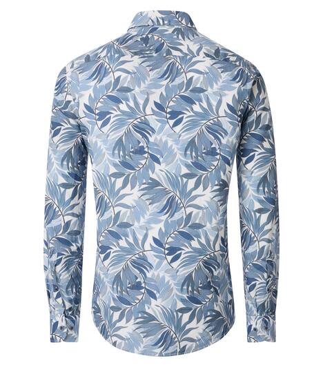 Leinenhemd Print Casual Fit