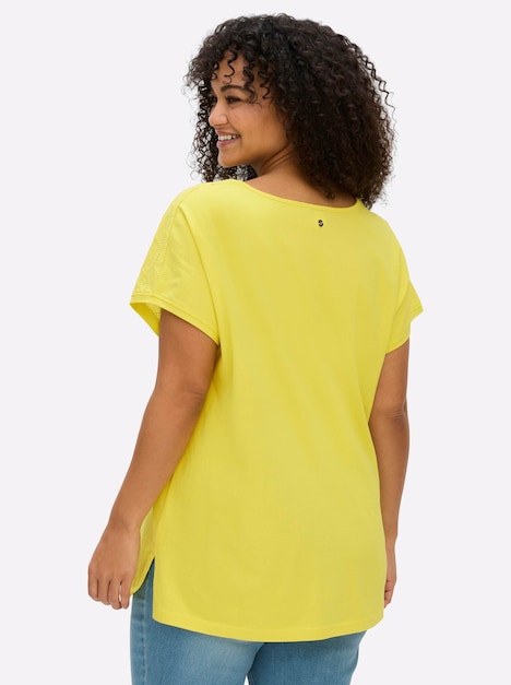 Kurzarm-Shirt Kurzarm Ohne Kragen