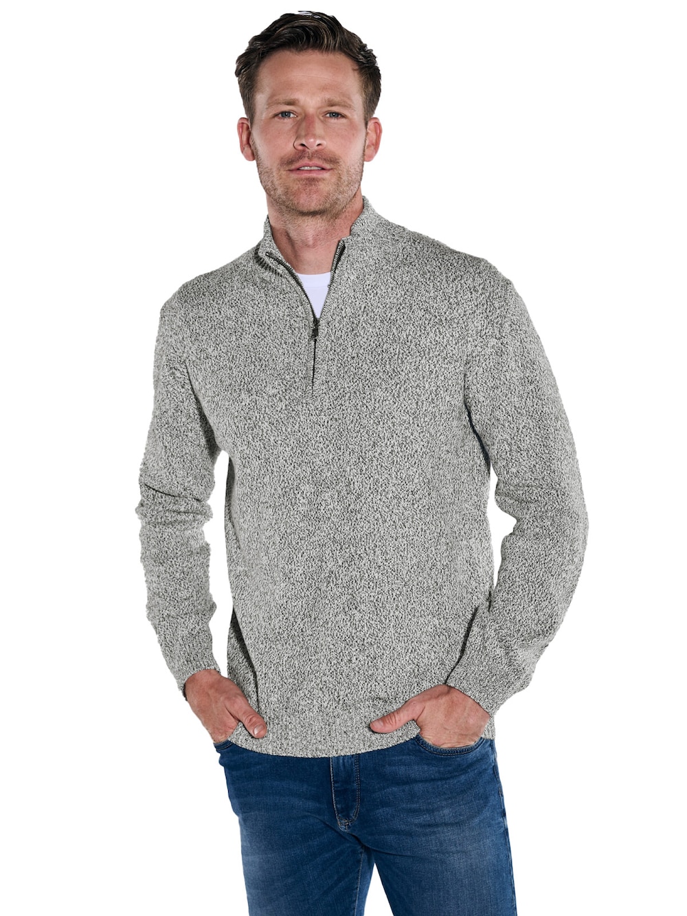 Pullover mit Stehkragen