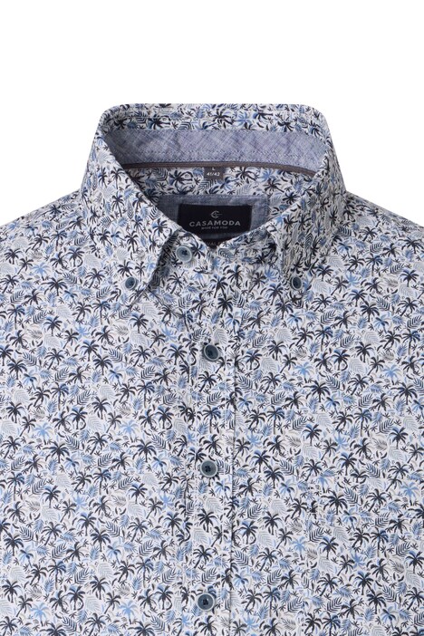 Leinenhemd Print Casual Fit
