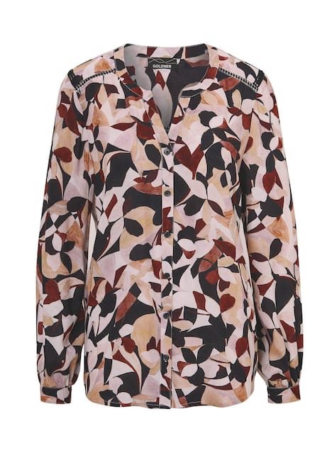 Bluse mit Tunika Ausschnitt