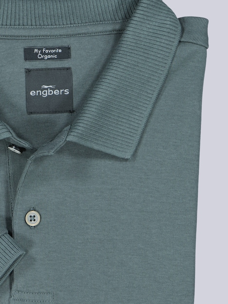 Herren Poloshirts , Dunkelgruen