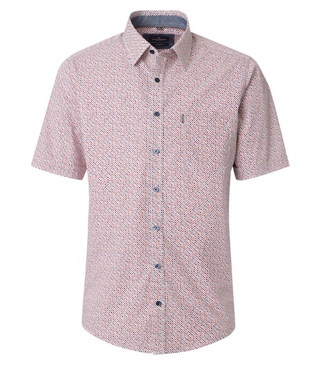 Freizeithemd Kurzarm Print Casual Fit