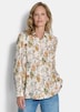 Viskosebluse mit floralem Muster