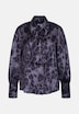 Damen Ausgestellte Bluse - Druck