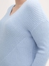 Strickpullover mit V-Ausschnitt