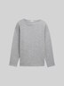 Soft-Touch Sweatshirt mit Knopfdetails