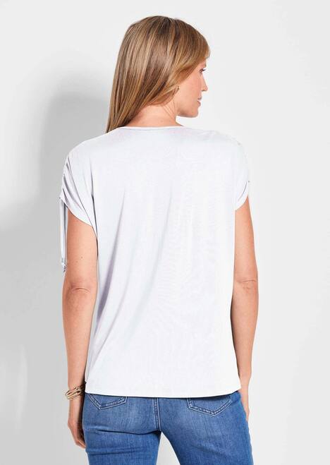 Kurzarm Viskose-Oberteil