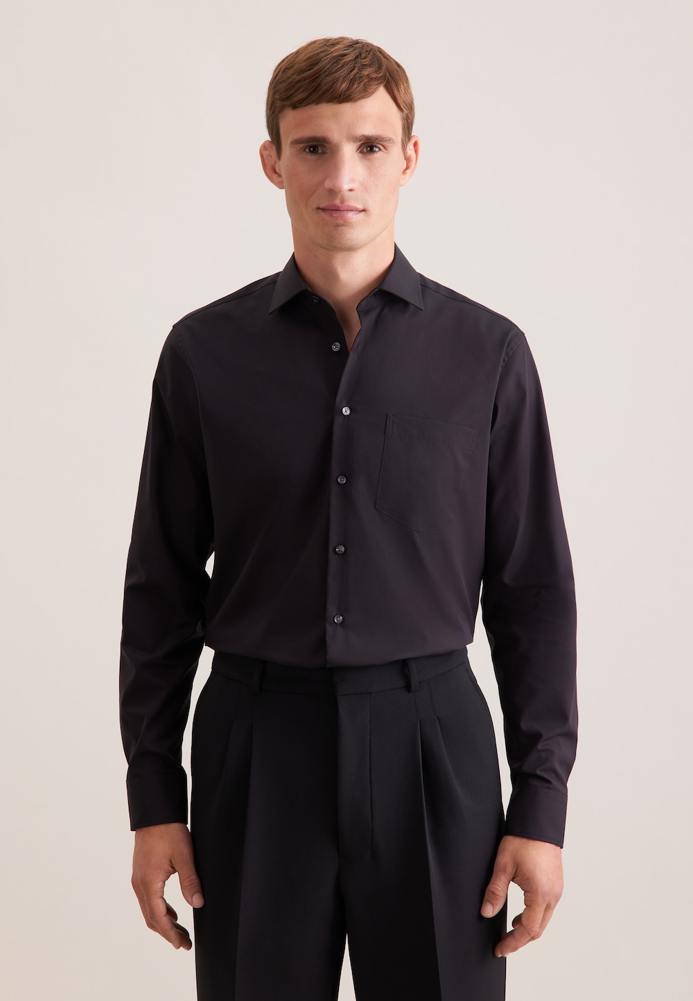 Herren Business Hemd - Uni