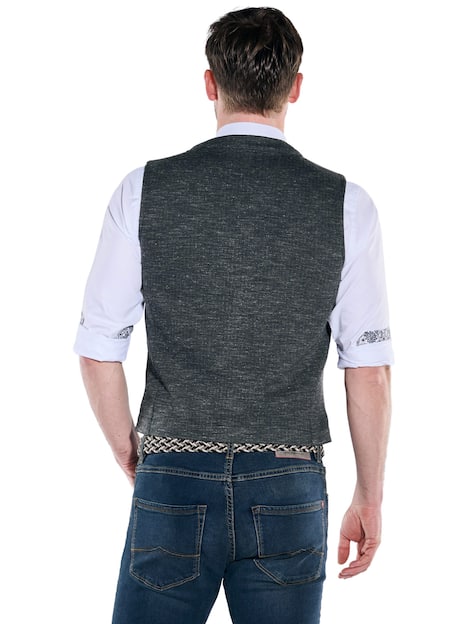 engbers Herren Sakko-Weste mit Knopfleiste , Anthrazit