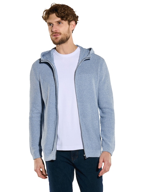 Strickjacke strukturiert