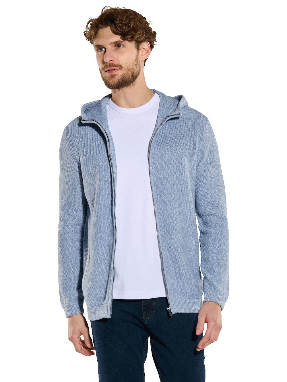 Strickjacke strukturiert