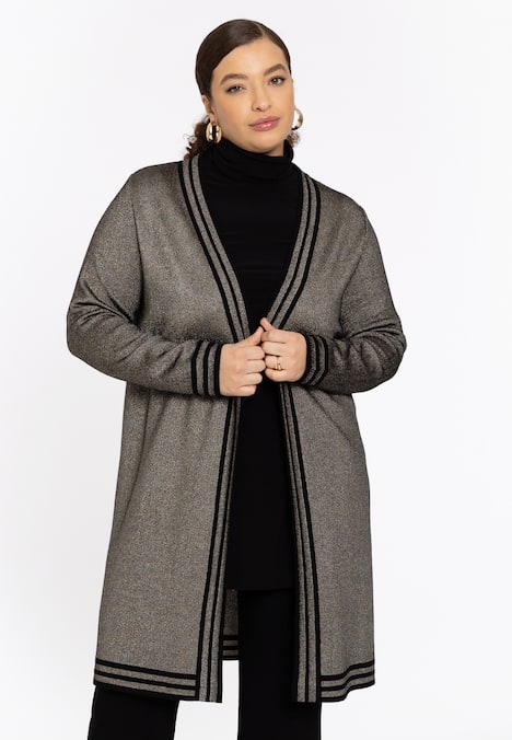 Strickjacke mit Druck
