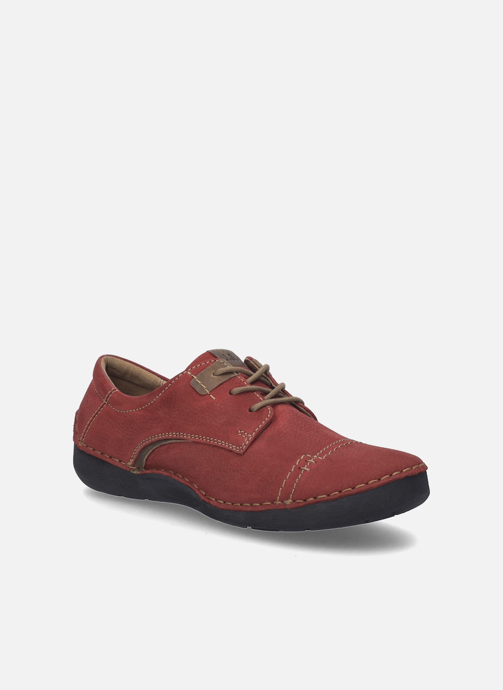 Damen Halbschuh Fergey 41, rot-kombi