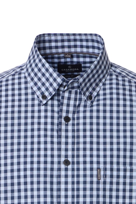 Freizeithemd Langarm kariert Casual Fit