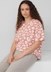 Verkürztes T-Shirt mit All-over-Print