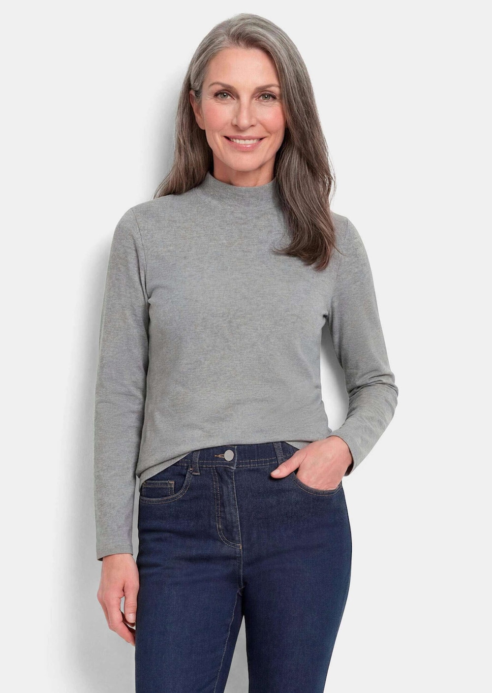 Katoenen shirt met lange mouwen