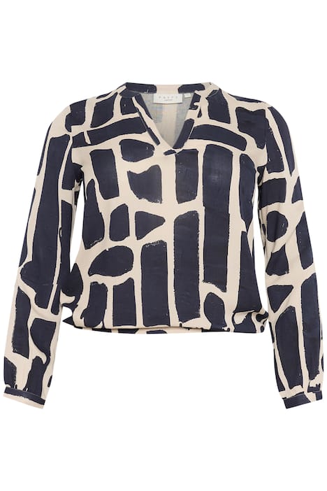 Langarm-Bluse Regular fit