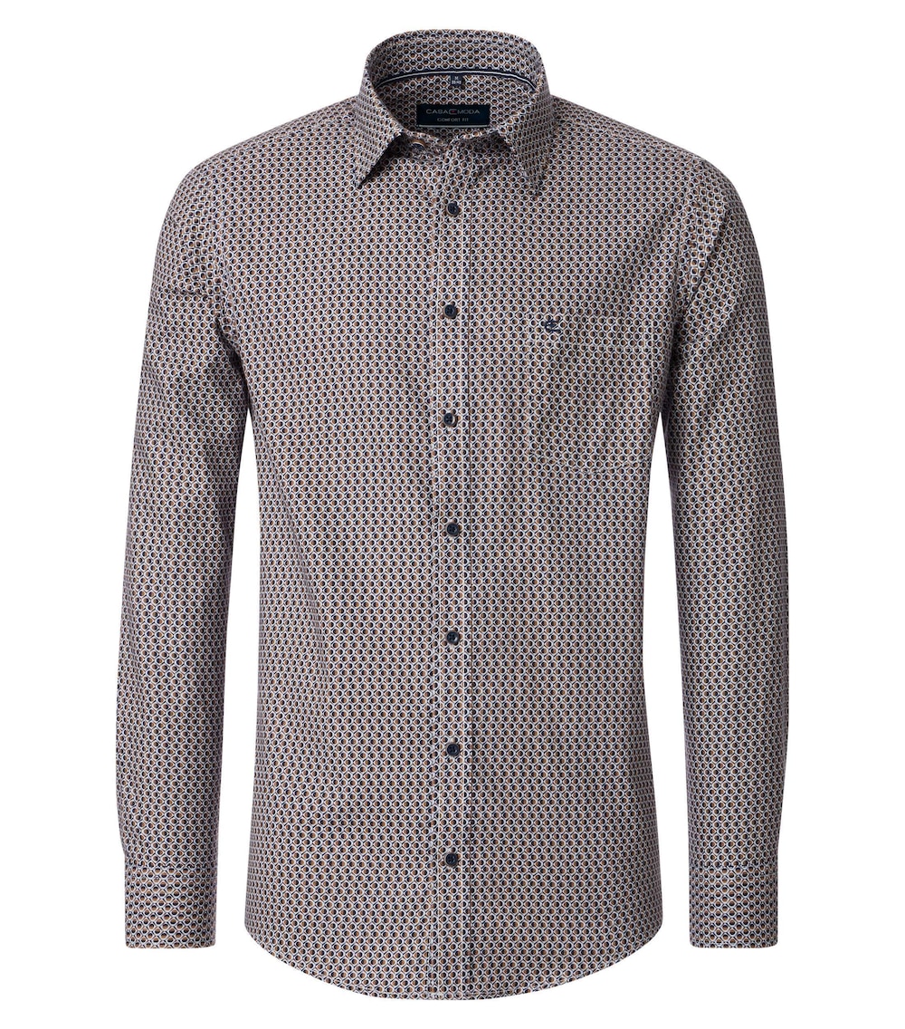 Freizeithemd Print Comfort Fit
