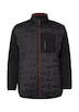 Leicht wattierte Jacke im Fabricmix mit sportiven Details