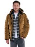 engbers Herren Steppjacke mit abnehmbarer Kapuze , Safrangelb
