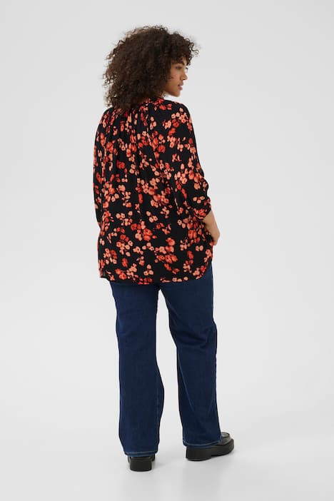 Langarm-Bluse Regular fit