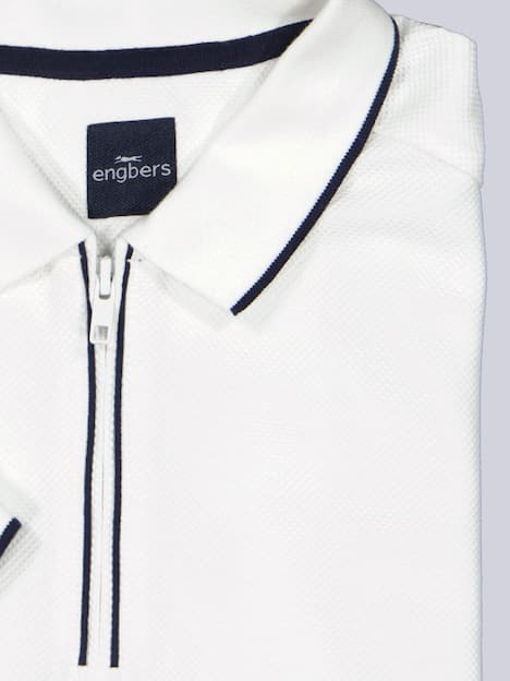 engbers Herren Poloshirt , Reinweiss