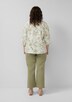 Bluse aus Seersucker mit Raffungen