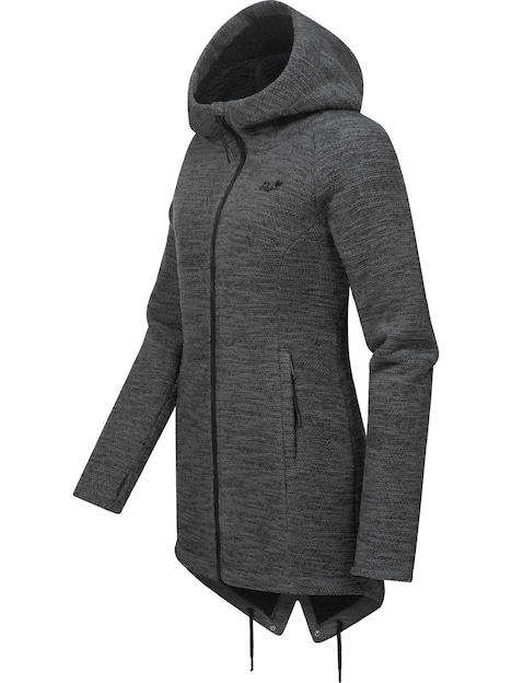 Kapuzenstrickjacke Wingi Melange