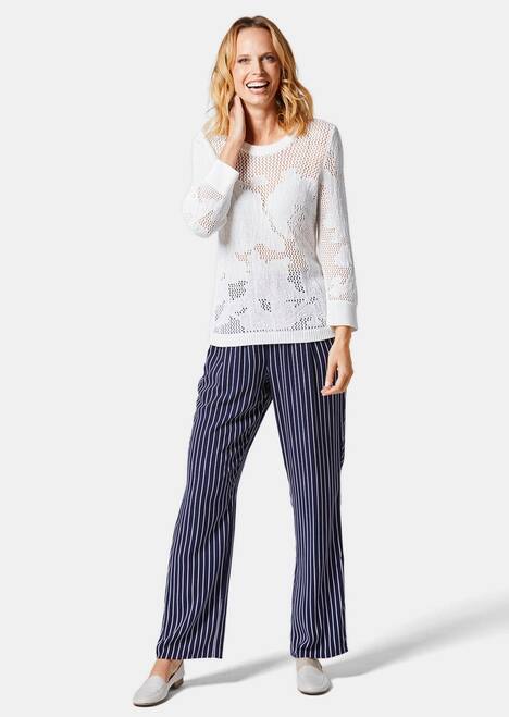 Pullover im Baumwoll-Mix