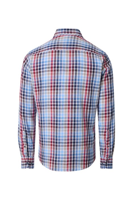 Leinenhemd kariert Casual Fit